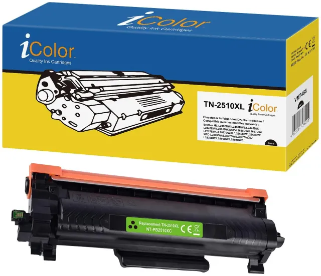 iColor Brother TN-2510XL Toner Schwarz 3.000 Seiten
