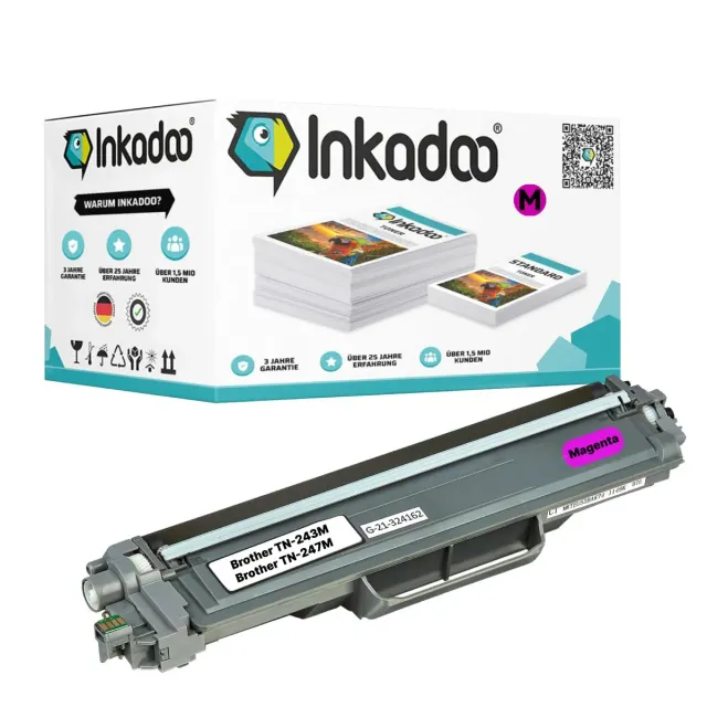 Inkadoo TN243 TN247 Toner Einzelpack kompatibel