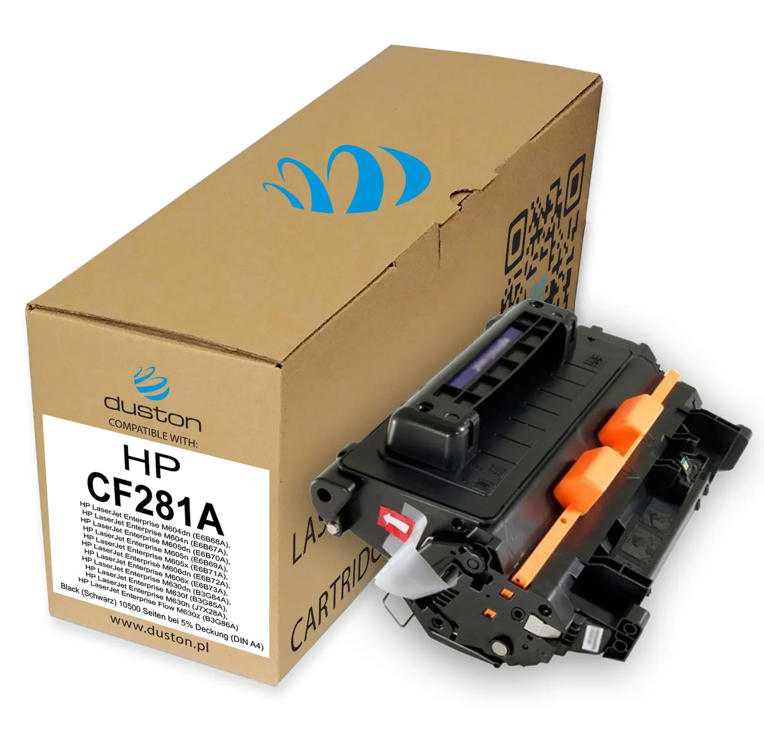 Duston CF281A 81A Toner Schwarz 3er für HP M604