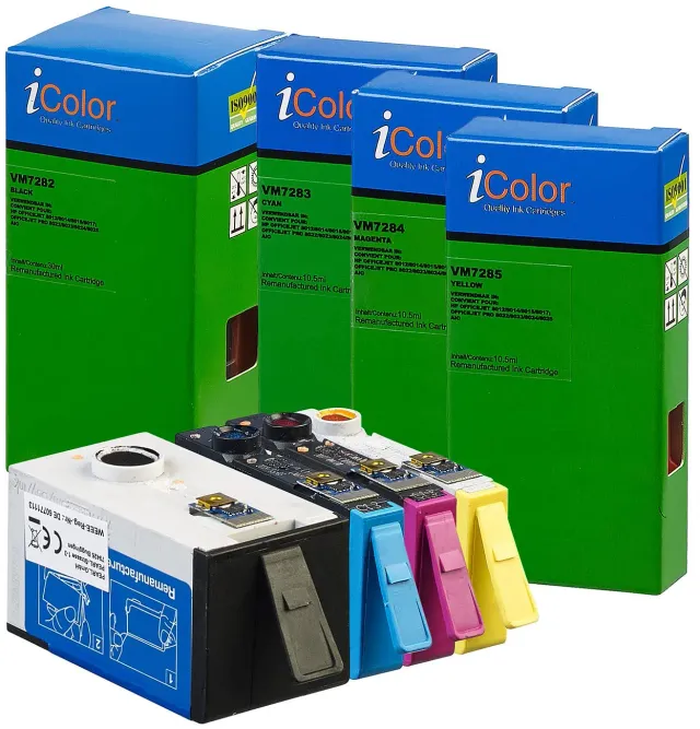 iColor 912XL Tintenpatronen 4er-Set 825 Seiten