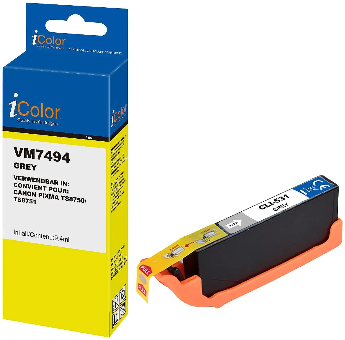 iColor CLI-531 Tintenpatrone für Canon