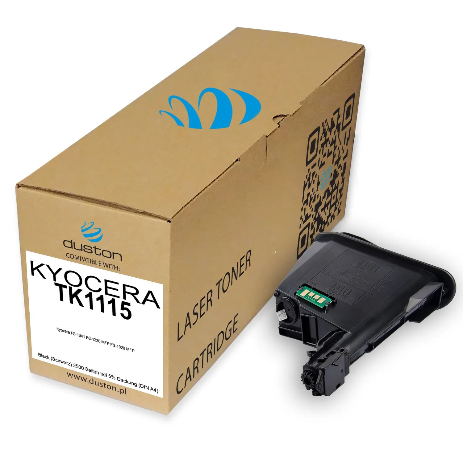 Duston TK1115, TK-1115 Toner schwarz 5er-Pack kompatibel