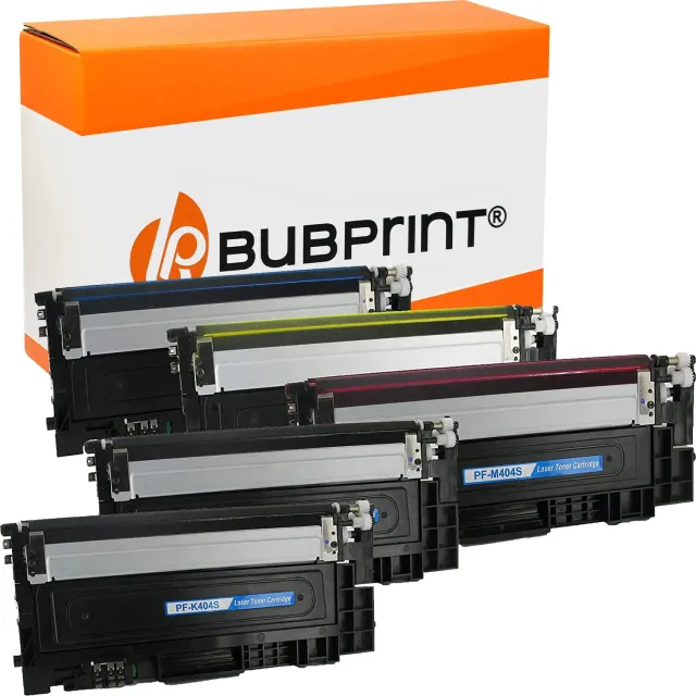 Bubprint CLT-P404C Toner 5er-Set CMYK 1500 Seiten