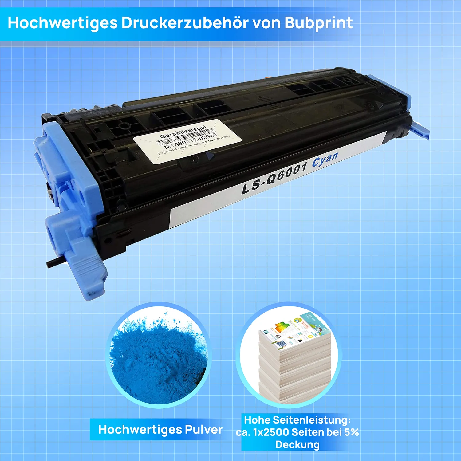 Bubprint 124A Q6001A Toner kompatibel