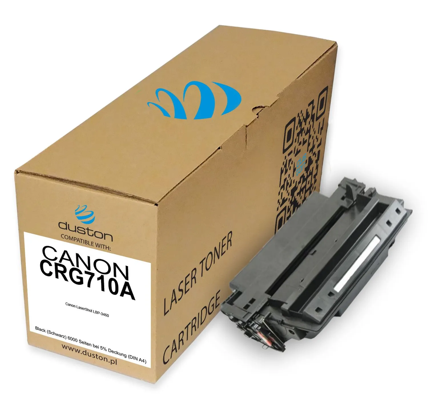 Duston CRG710 0985B001AA Toner Schwarz 2er-Pack Canon