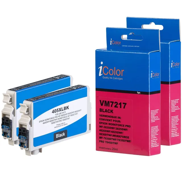 iColor 405XL Tintenpatrone Schwarz 2er-Set kompatibel