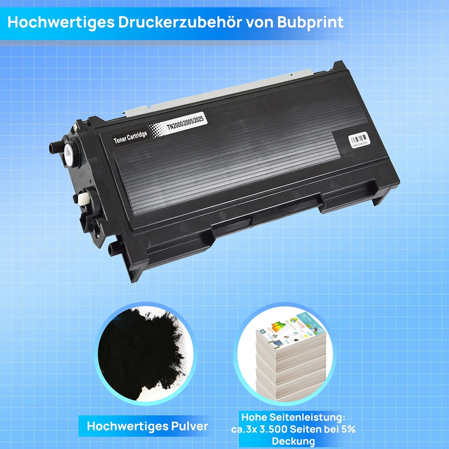 Bubprint TN-2005 Toner schwarz kompatibel