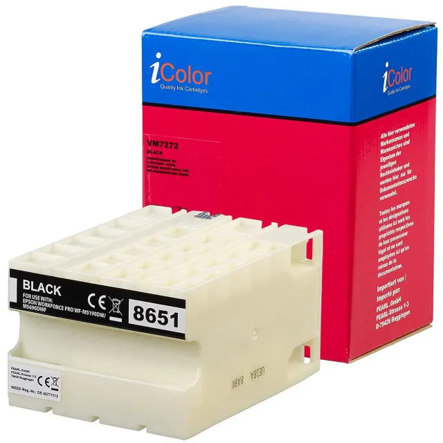 iColor T8651 Tintenpatrone schwarz Einzelpack kompatibel