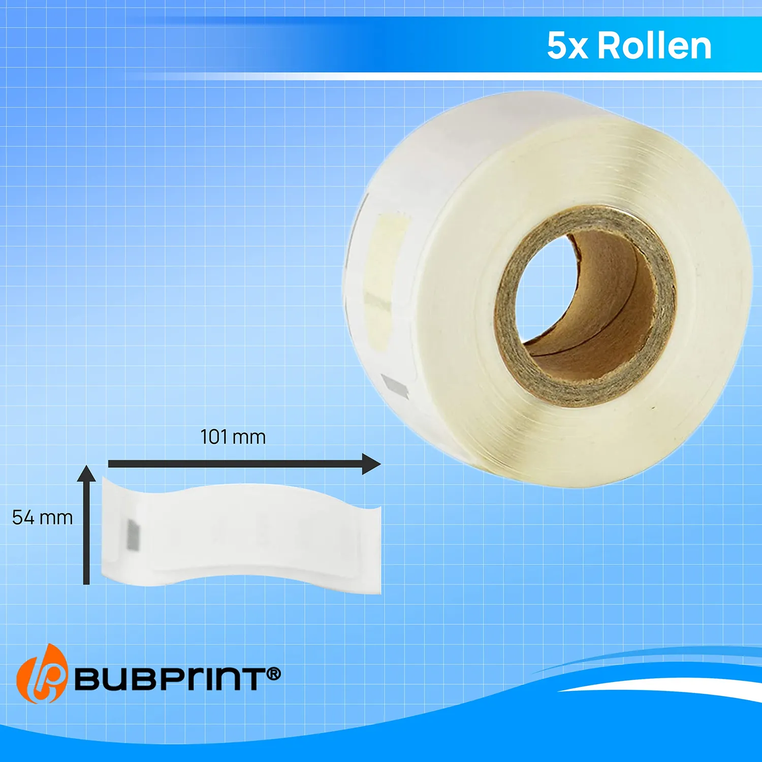 Bubprint 99014 Etiketten 101x54mm weiß