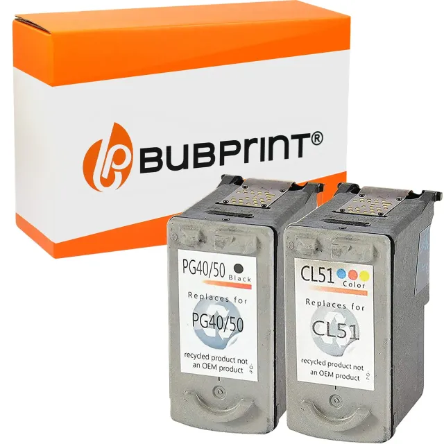Bubprint PG-50 CL-51 Druckerpatronen 2er Multipack kompatibel