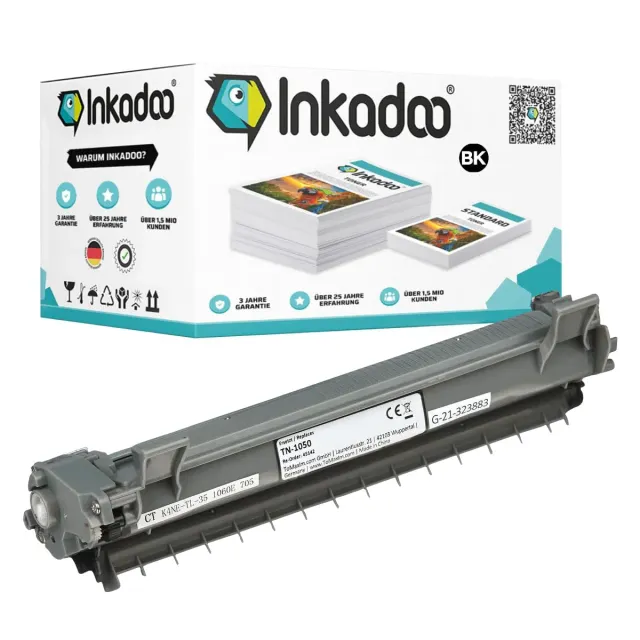 Inkadoo TN-1050 Toner schwarz kompatibel