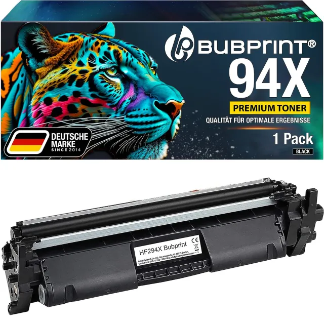 Bubprint HP 94X CF294X 94A CF294A Toner XXL Schwarz