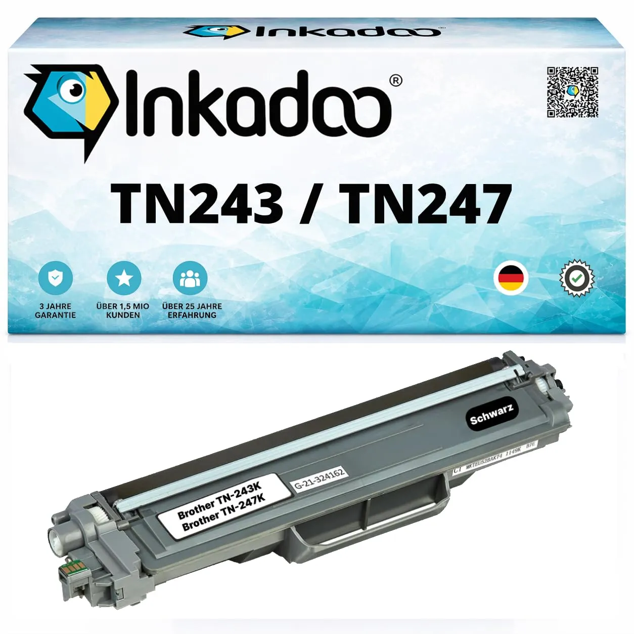 Inkadoo TN243 TN247 Tonerkartusche kompatibel