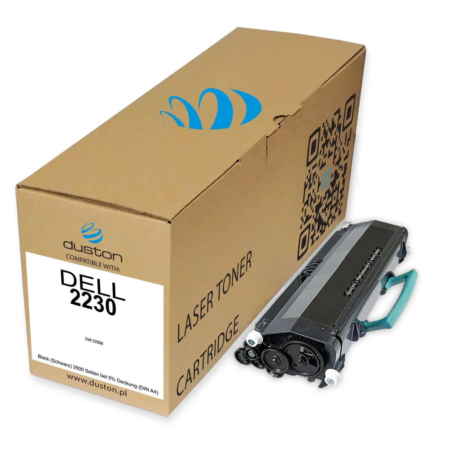 Duston 2230 593-10500 Toner Schwarz 3er-Pack für Dell