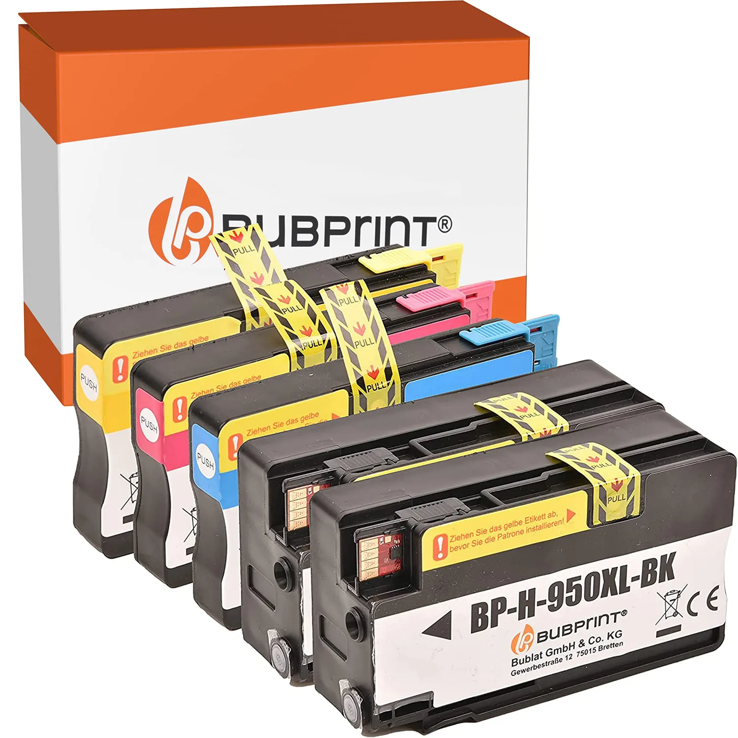 Bubprint HP 950XL 951XL Druckerpatronen kompatibel