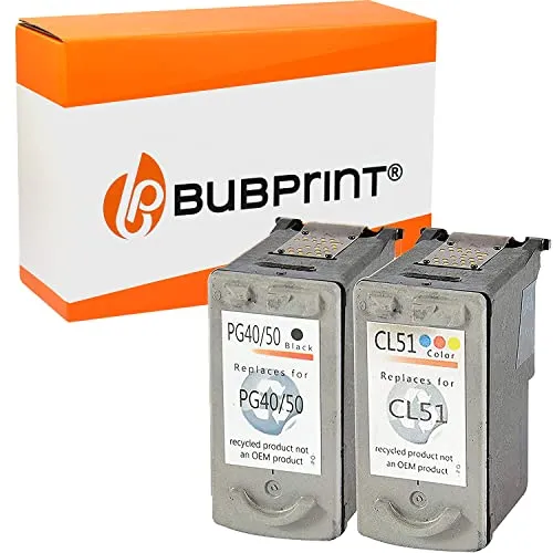 Bubprint PG-50 CL-51 Druckerpatronen 2er Multipack kompatibel
