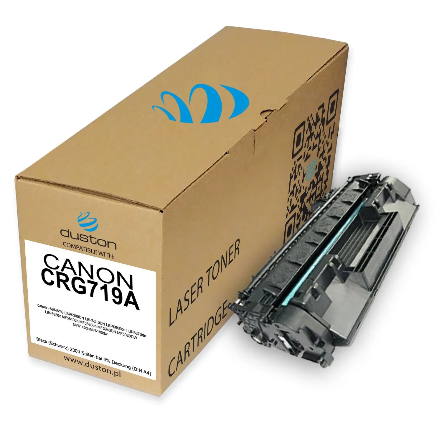 Duston CRG719 Toner Schwarz 5er-Pack für Canon