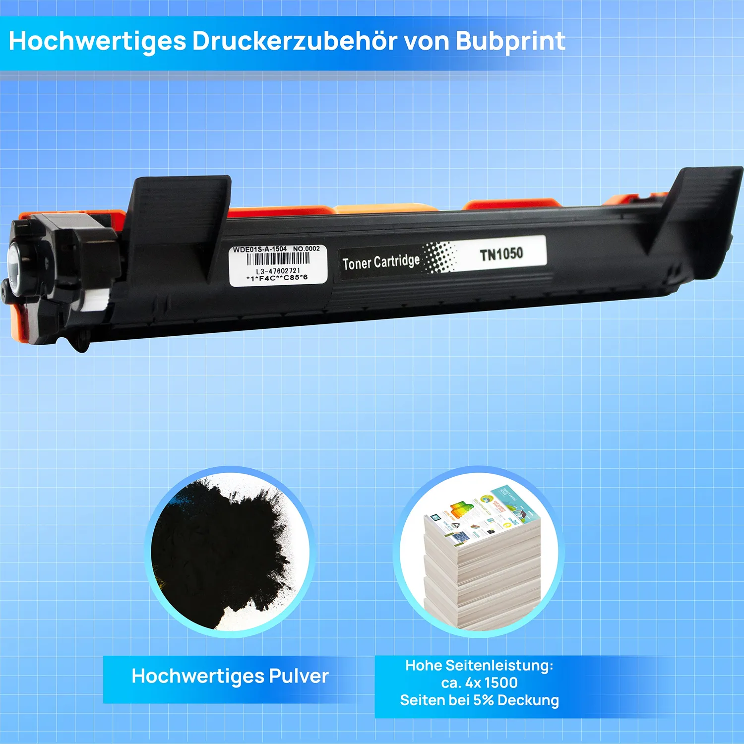 Bubprint TN-1050 Toner Multipack Schwarz kompatibel