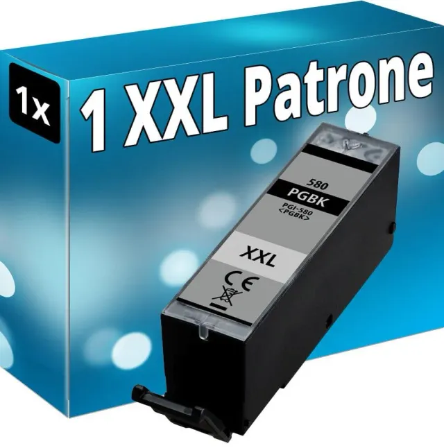 Inkadoo K-C-580-BK-XXL Tintenpatrone Schwarz XXL kompatibel
