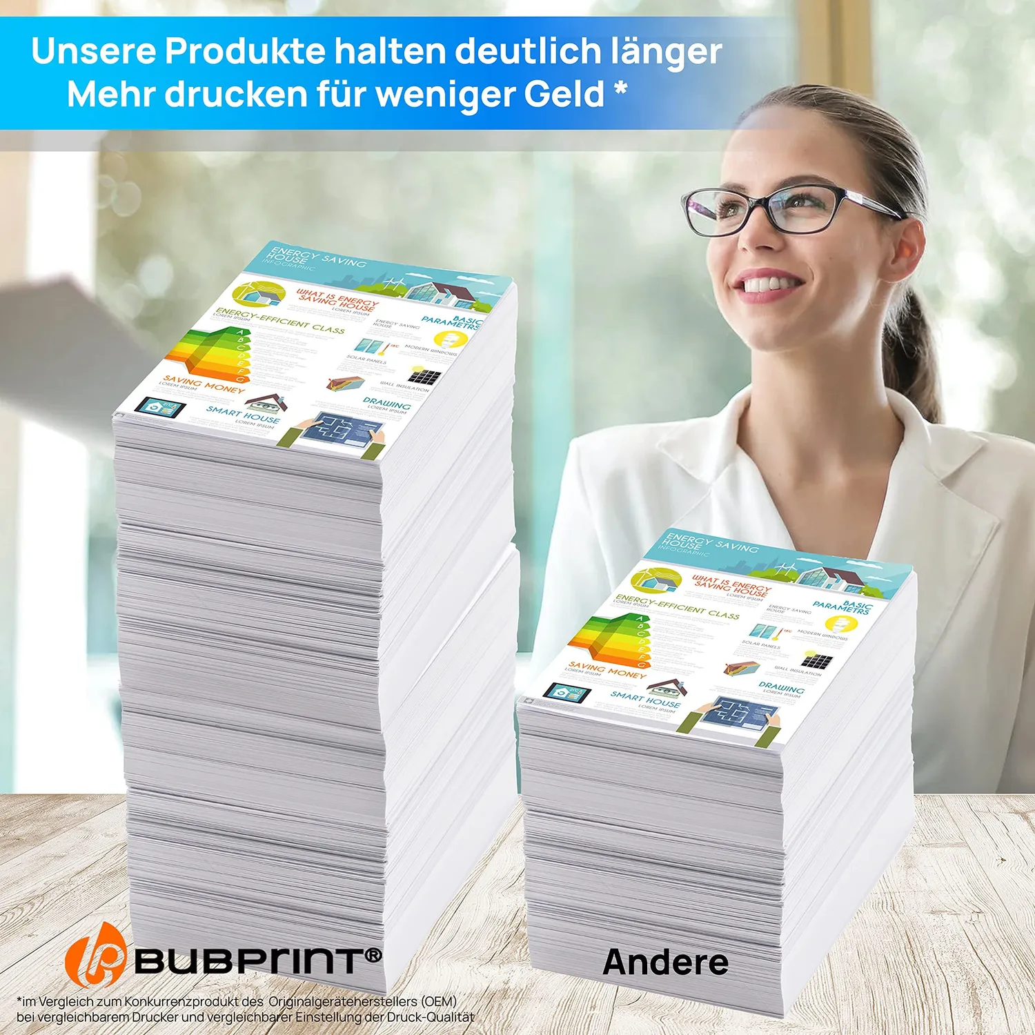 Bubprint TN-423 Toner CMYK hohe Reichweite