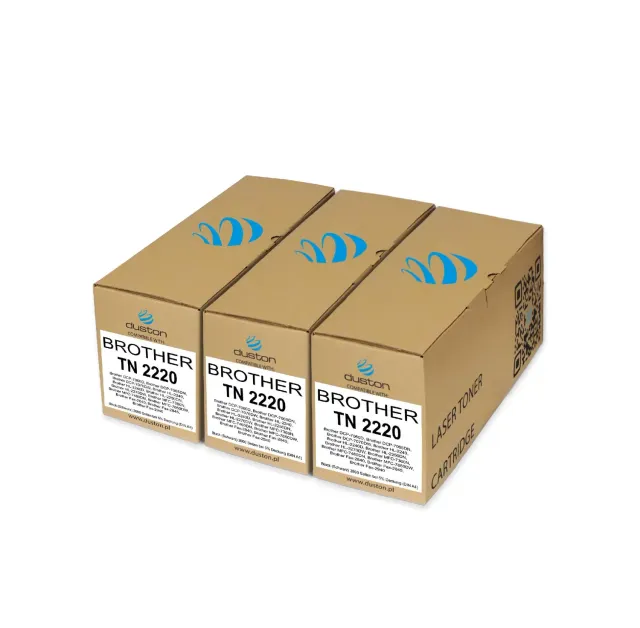 Duston TN-2220 TN450 Toner Schwarz 3er Pack für Brother