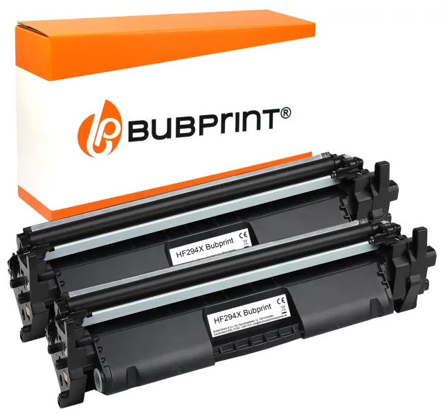 Bubprint HP 94X CF294X 94A CF294A Toner 2er-Pack XXL Schwarz