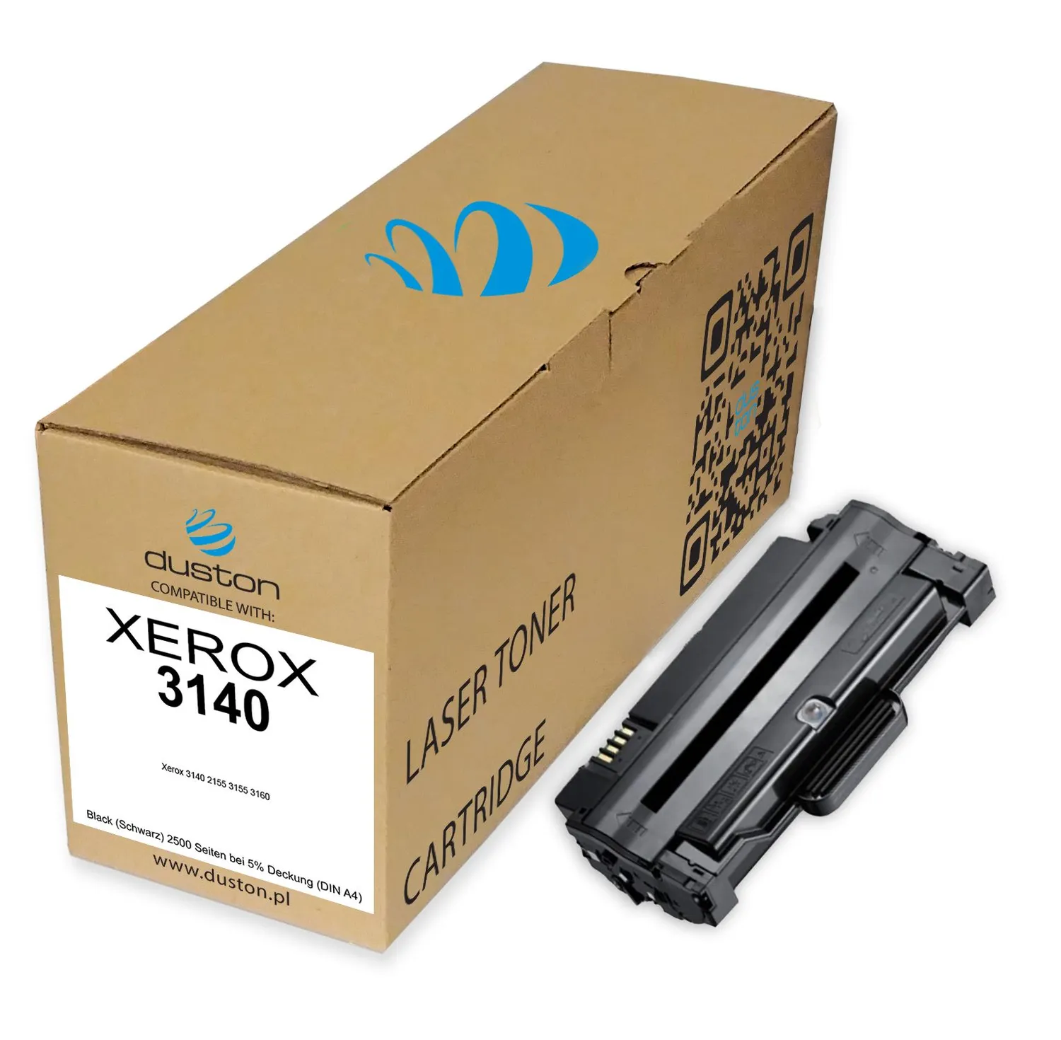Duston 108R00909 Toner Schwarz 5er Pack Xerox 3140