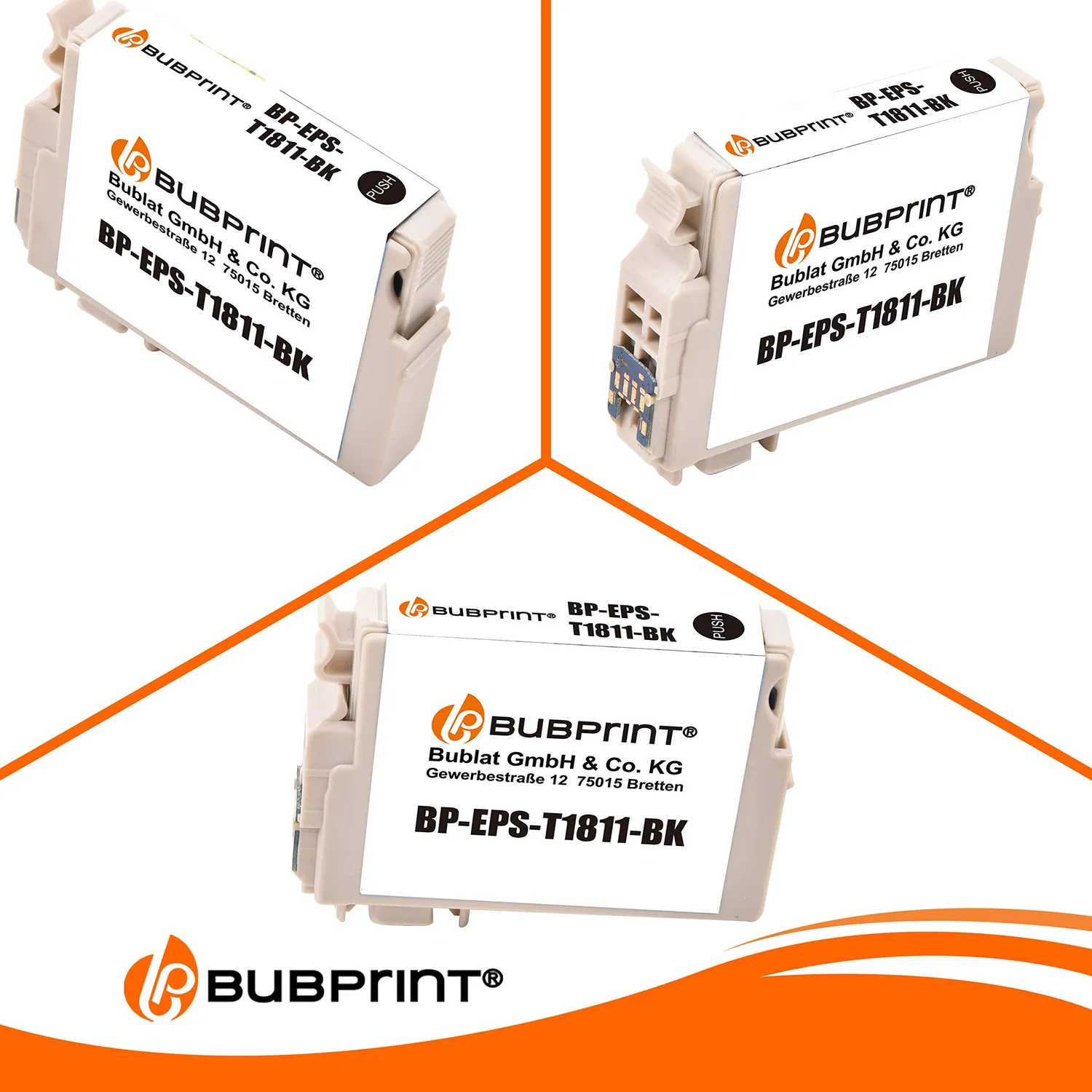 Bubprint 18XL T1811-T1814 Tintenpatronen 10er Pack