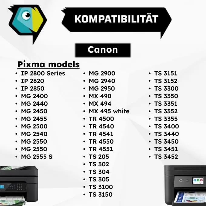 Inkadoo PG-545XL 8286B007 Tintenpatrone 400 Seiten kompatibel