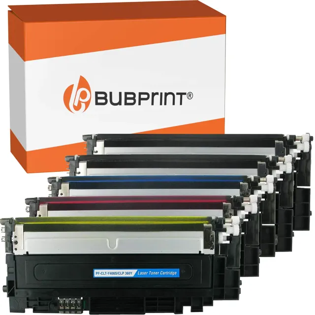 Bubprint CLT-K406S CLT-C406S CLT-M406S CLT-Y406S Toner 5er Multipack kompatibel
