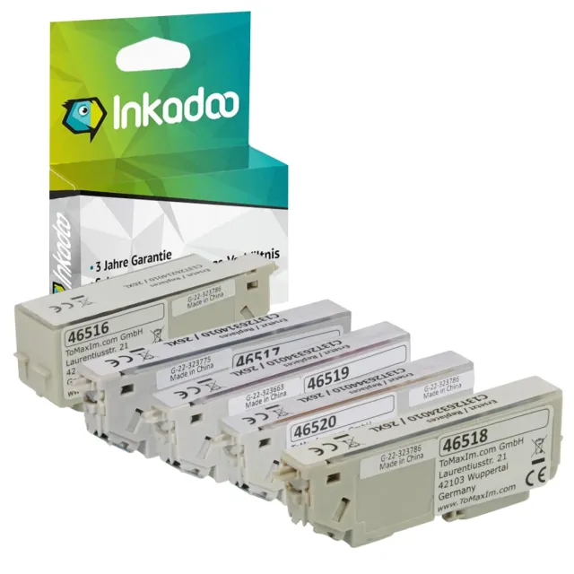 Inkadoo 26XL Tintenpatrone 6xBK für Expression Premium
