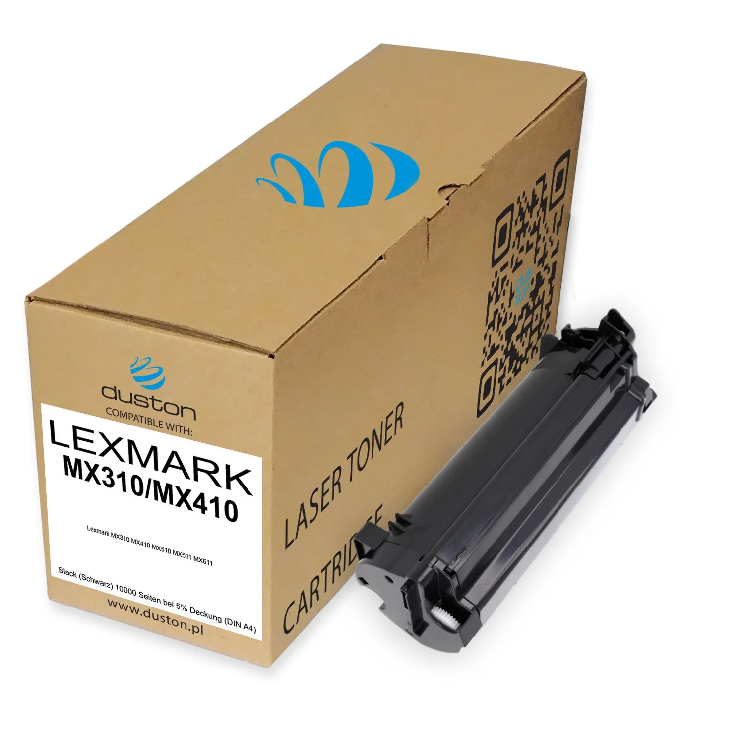 Duston 60F2H00 602H Toner Schwarz Doppelpack kompatibel