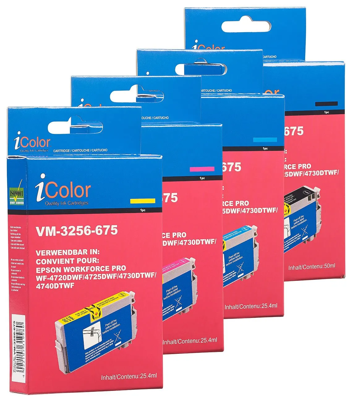 iColor T3596 35XL Druckerpatronen BK/C/M/Y 4er-Pack
