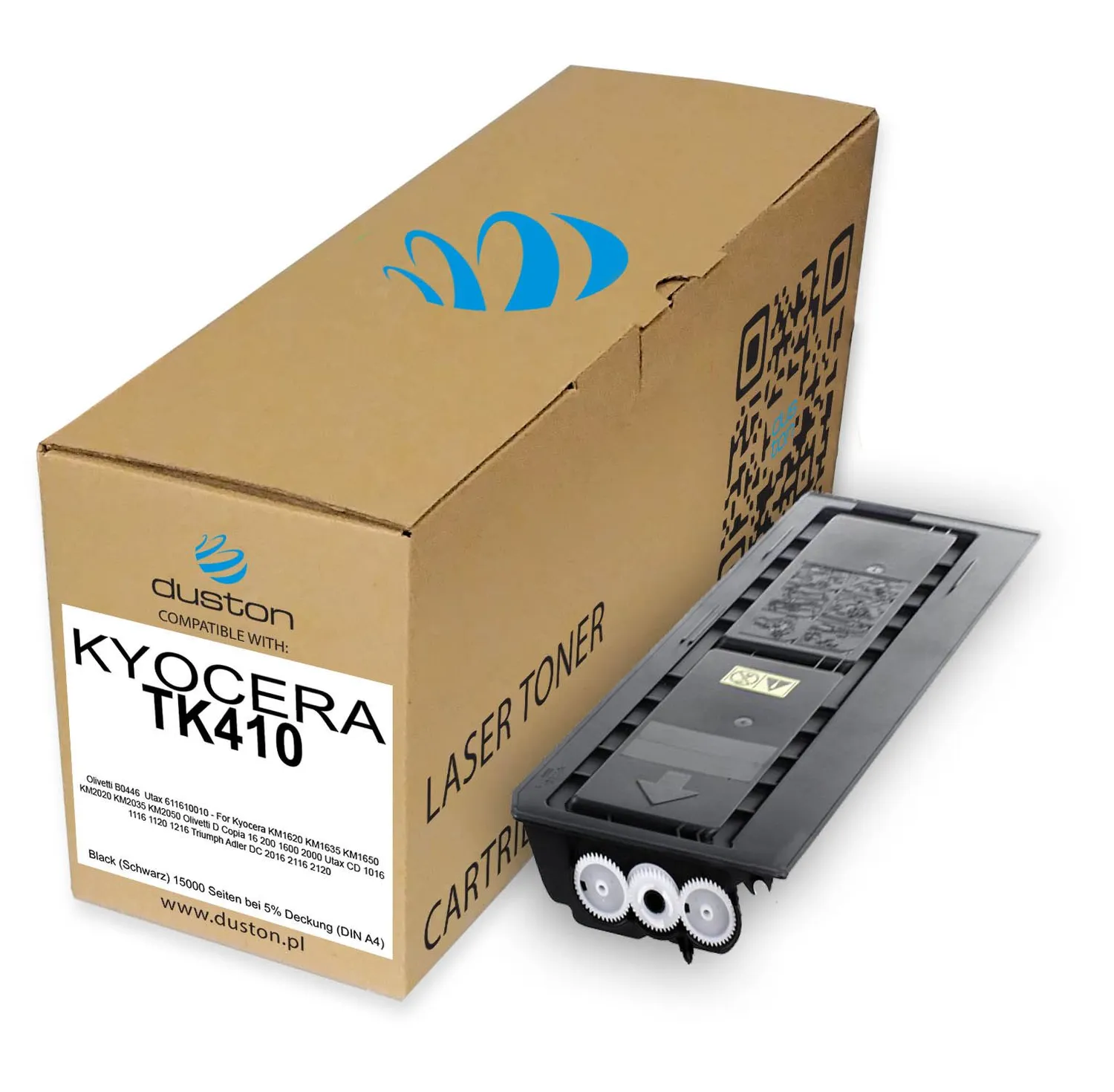 Duston TK-410 Toner Schwarz Doppelpack kompatibel