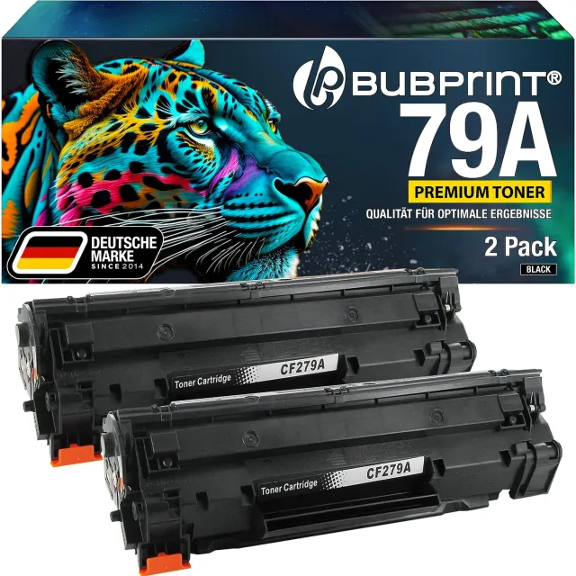 Bubprint HP 79A CF279A Toner 2er-Pack Schwarz kompatibel