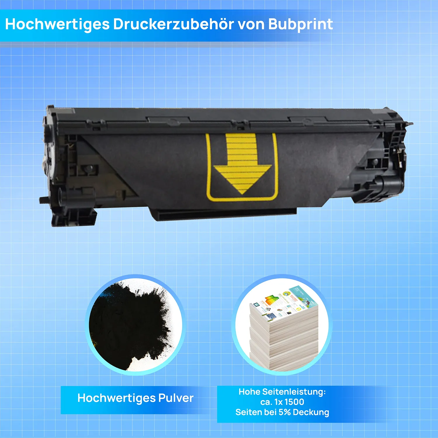 Bubprint 83A CF283A Tonerkartusche schwarz XXL kompatibel