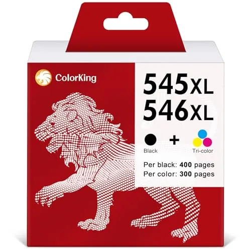 ColorKing PG-545XL CL-546XL Druckerpatronen 2er Multipack kompatibel