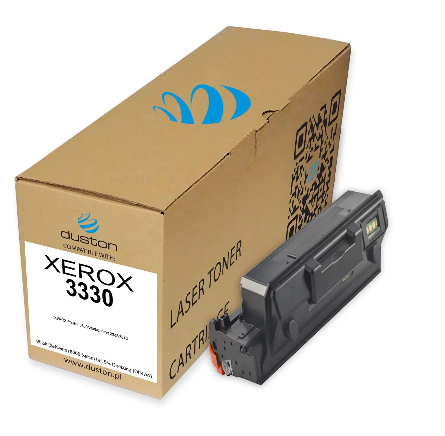 Duston 3330 106R03621 Toner Schwarz 2er Pack kompatibel