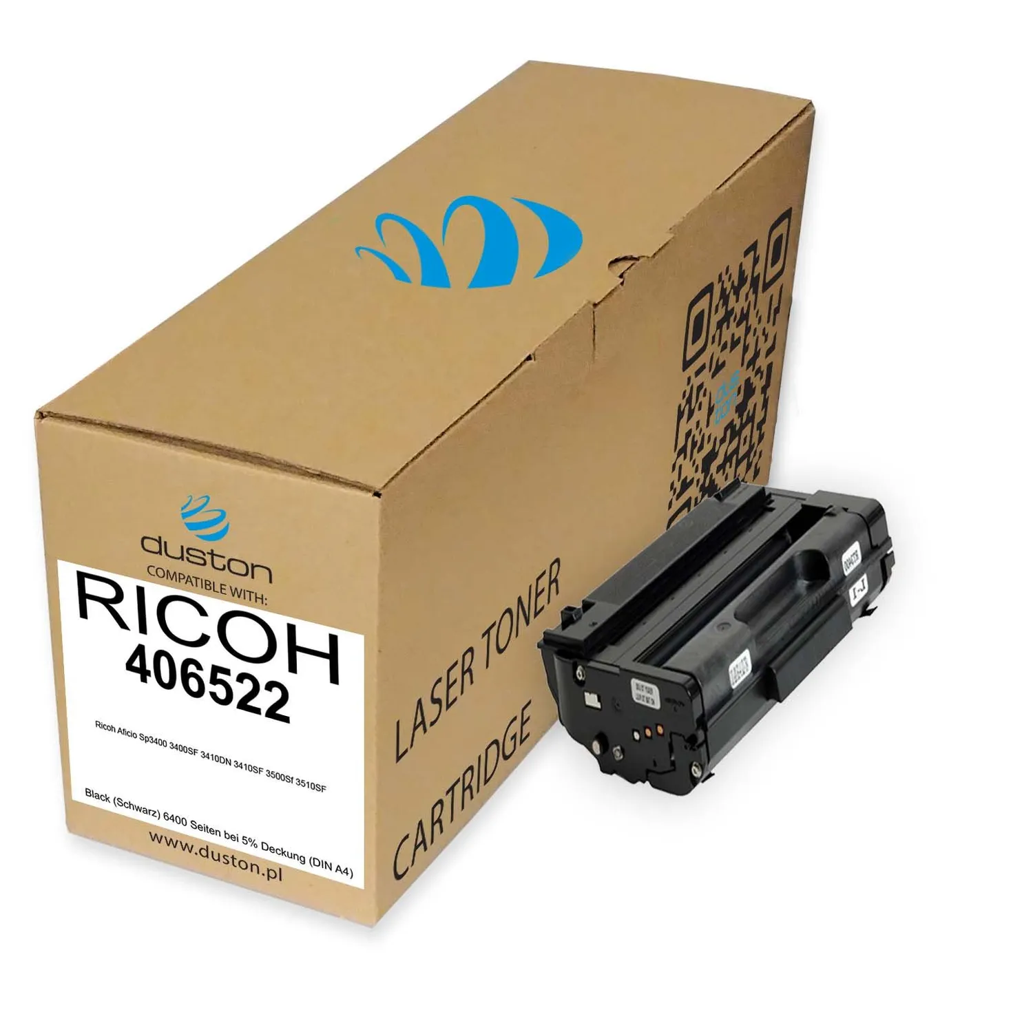 Duston 406522 406990 Toner Schwarz 5er Pack kompatibel