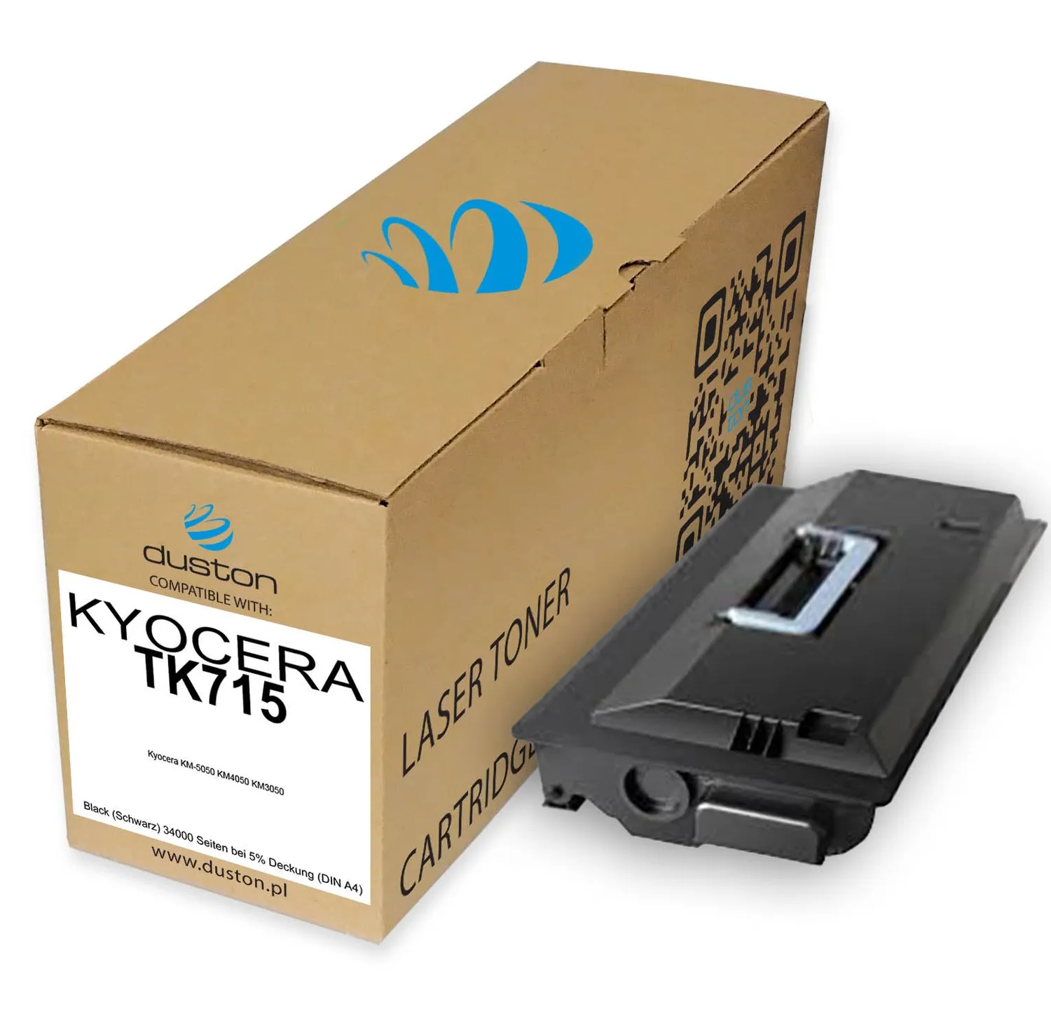 Duston TK-715 Toner Schwarz kompatibel für Kyocera