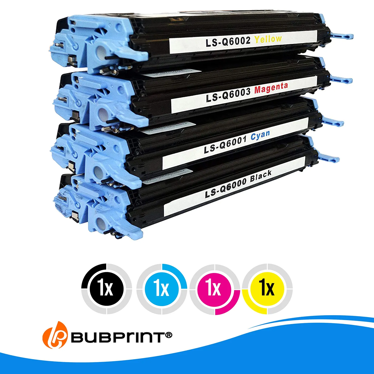 Bubprint 124A Q6000A-Q6003A Toner 4er Pack kompatibel
