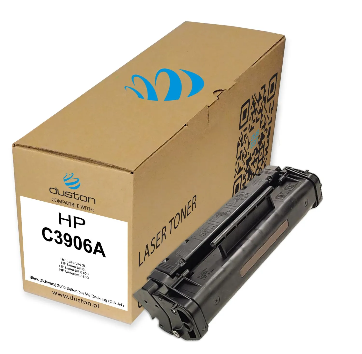 Duston C3906A 06A Toner Schwarz Einzelpack HP kompatibel