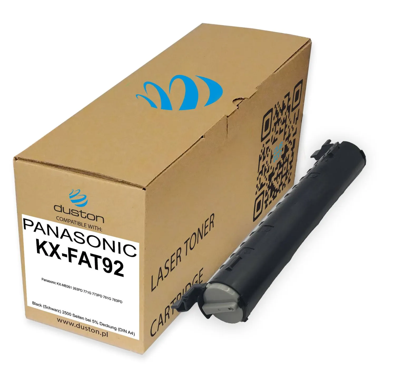 Duston KX-FAT92 Toner Schwarz 5er kompatibel
