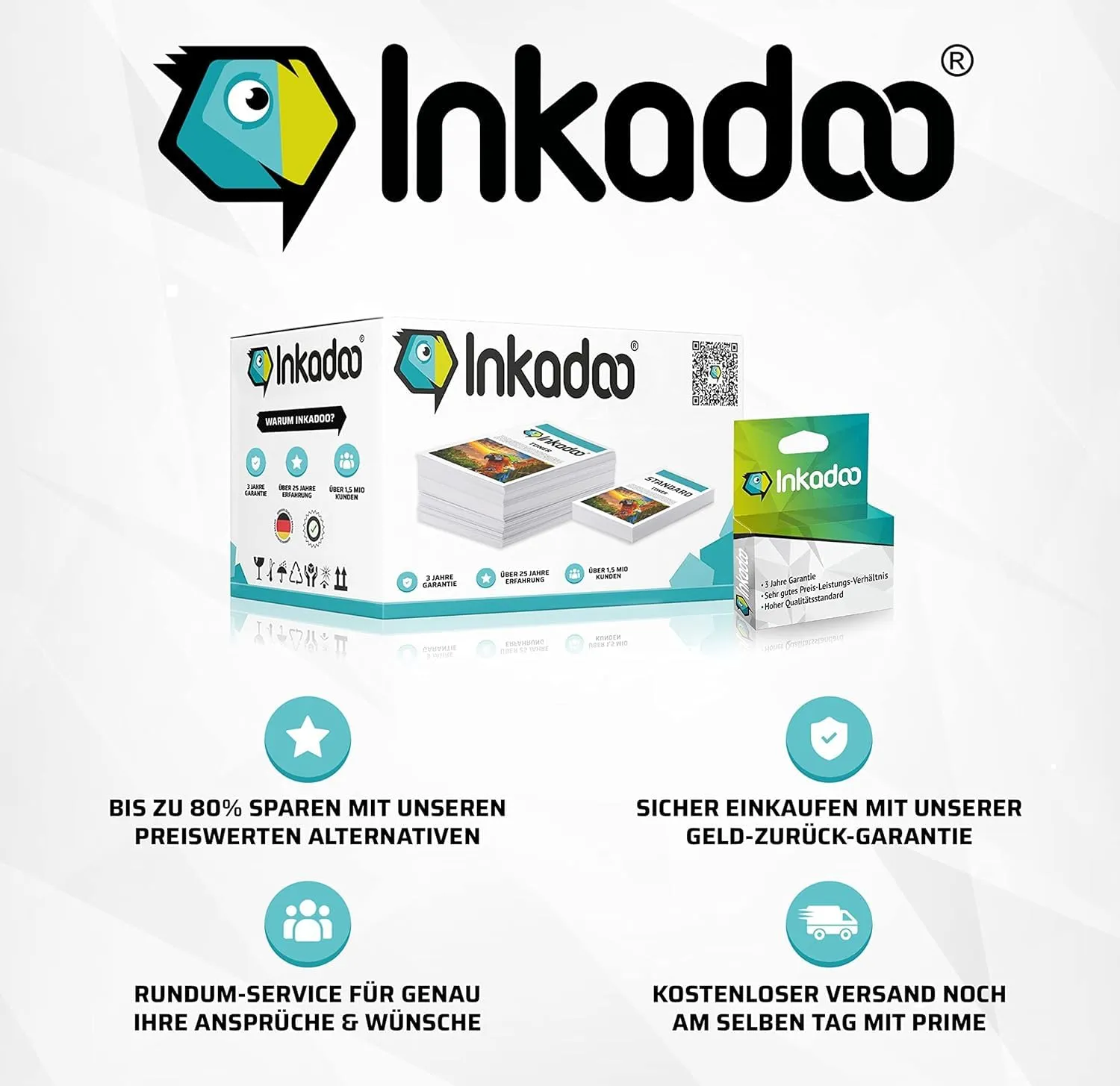 Inkadoo TN-2005 Toner schwarz 2er Pack 2500 Seiten