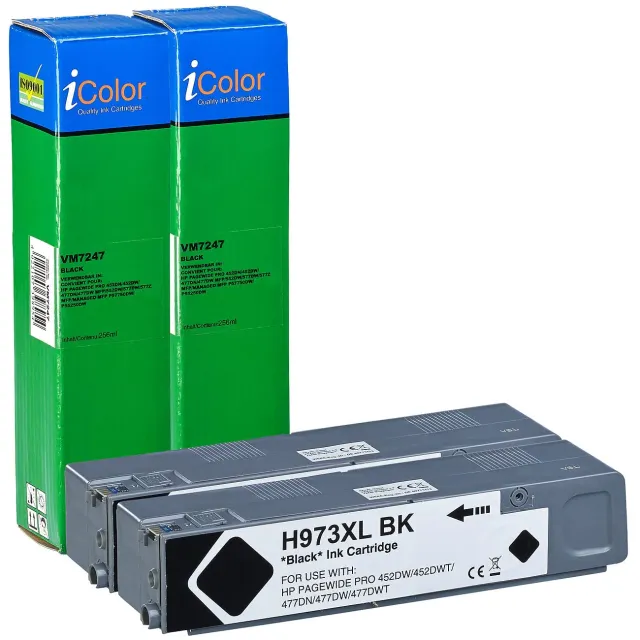 iColor 973X Tintenpatronen 2er-Set Schwarz XL-Pack