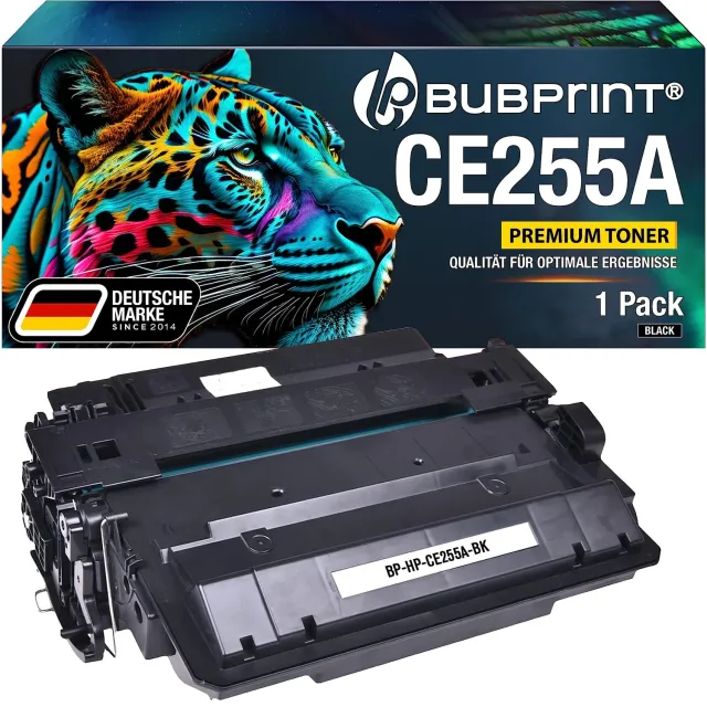 Bubprint HP 55A CE255A Toner Schwarz kompatibel