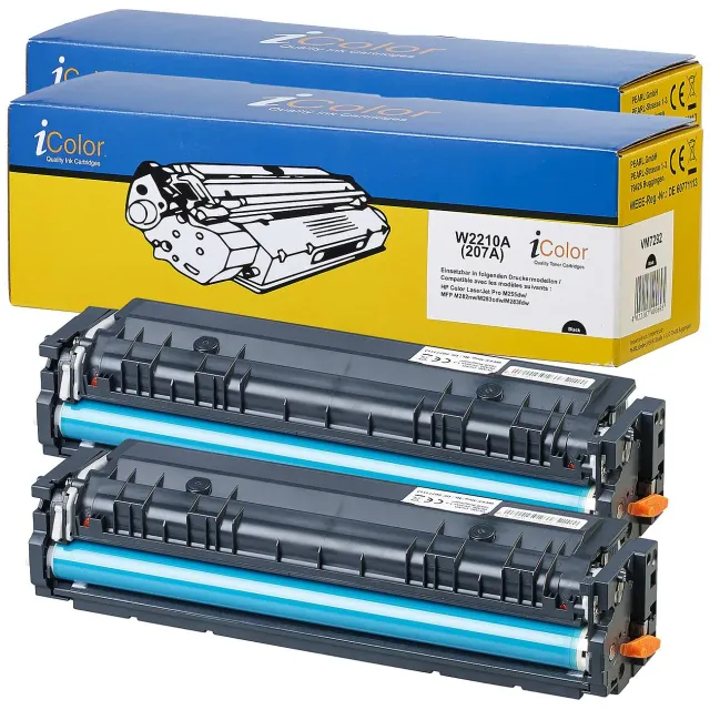 iColor 207A W2210A Toner Schwarz 2er-Set kompatibel