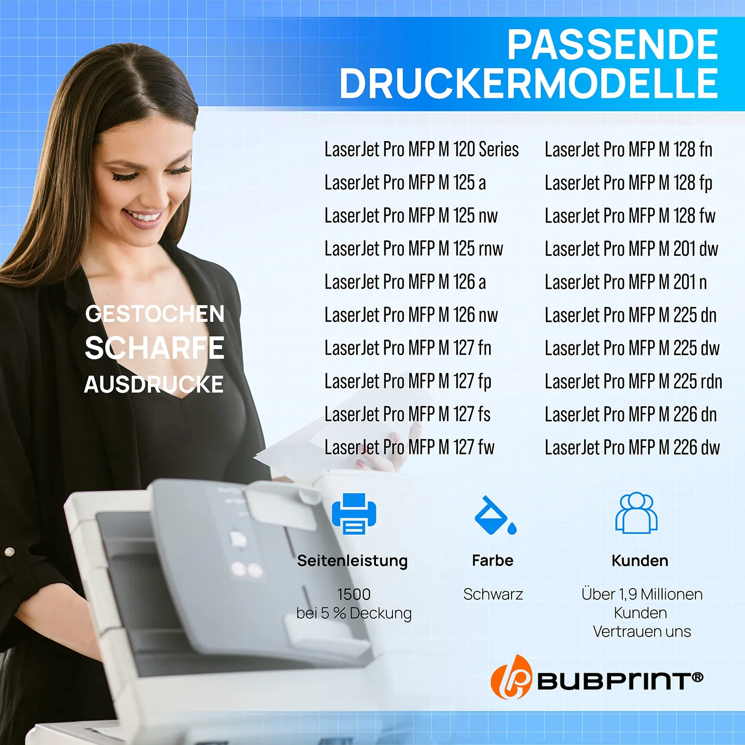 Bubprint 83A CF283A Tonerkartusche schwarz XXL kompatibel