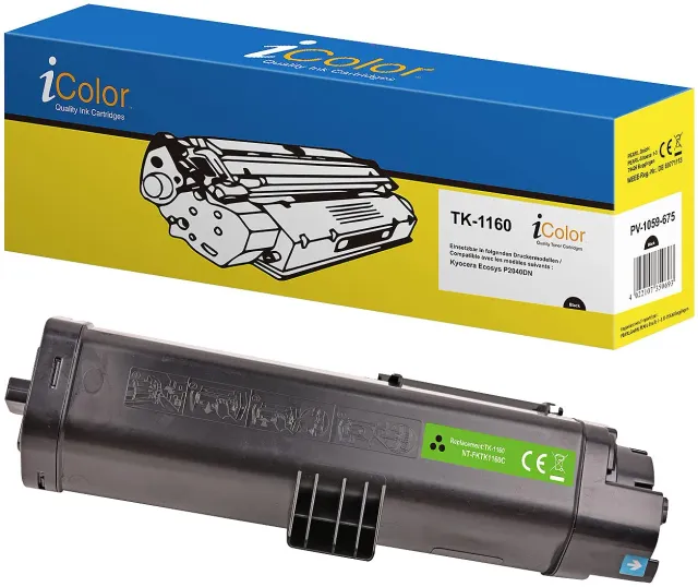 iColor TK-1160 Tonerkartusche Schwarz 1 Stück kompatibel