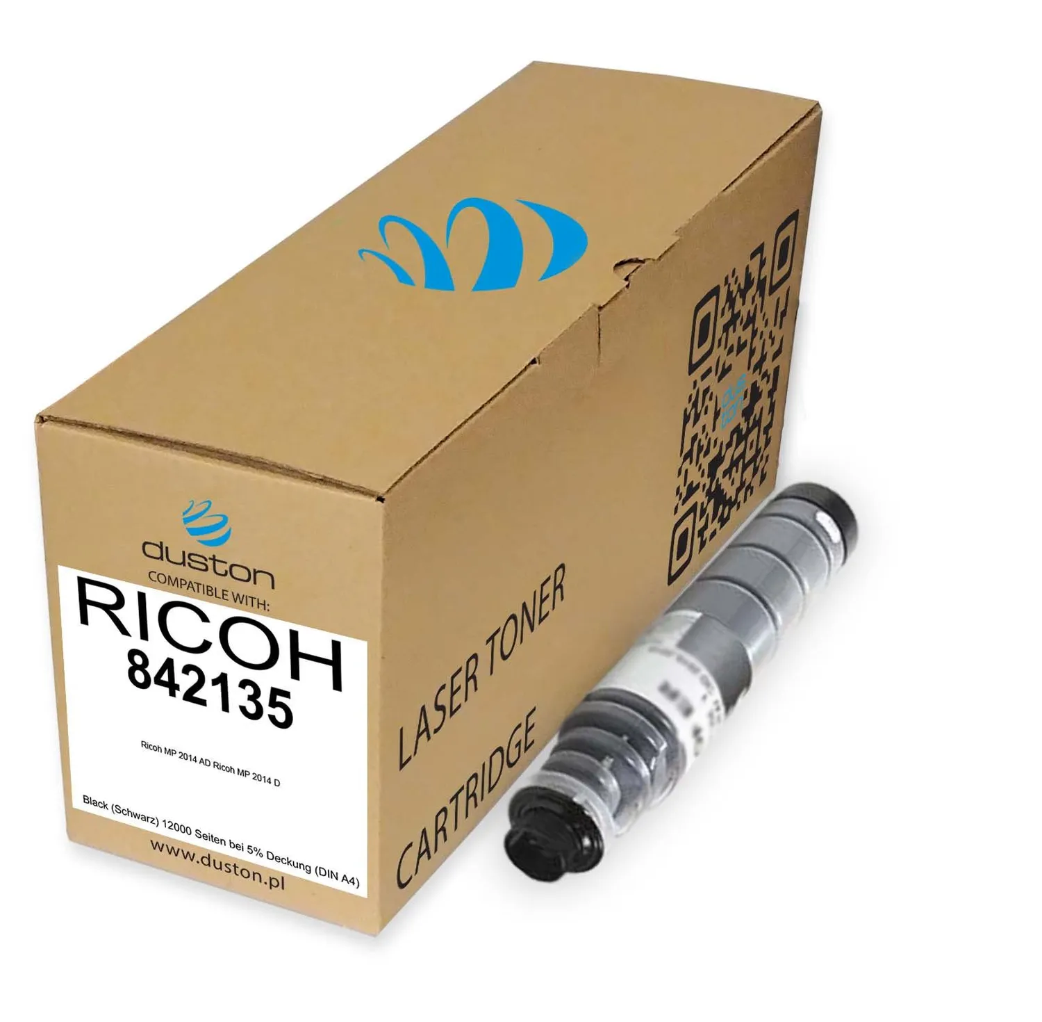 Duston 842135 Toner Schwarz kompatibel für Ricoh MP 2014